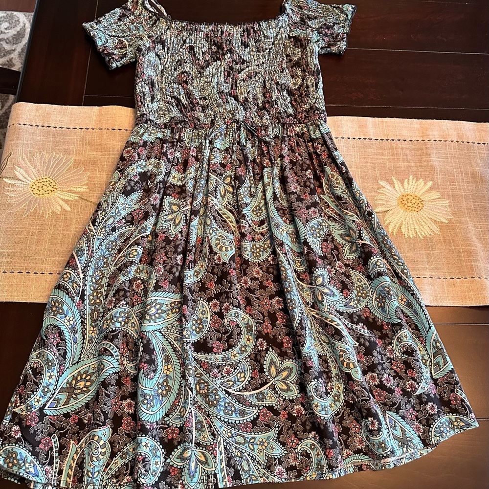 Floral Paisley Dress with pockets